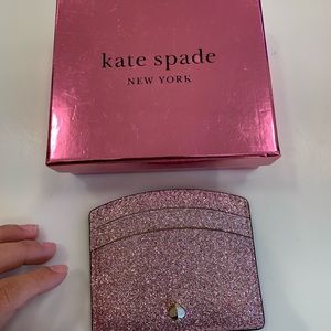 Kate spade small sparkle wallet NWT